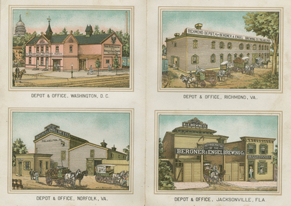 The Bergner & Engel Brewing Co., Philadelphia, c.1890 (chromolithograph)