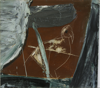 Bird Watching (oil on hardboard)