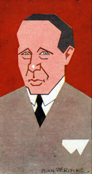 Sir William Orpen, R.A., R.I., 1926 (colour litho)