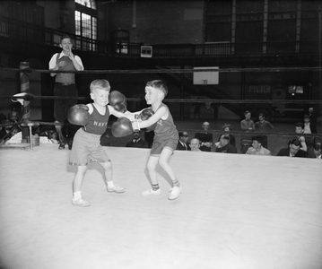 Navy Junior Boxing Championships, Maryland, USA, 1939 (b/w photo)