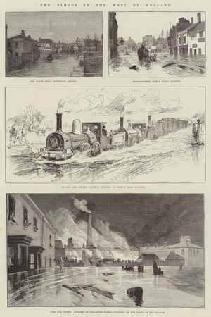 The Floods in the West of England (engraving)
