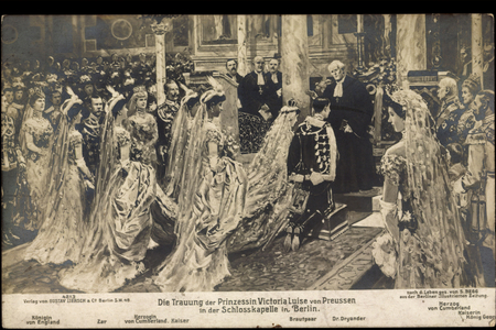 Wedding ceremony, Princess Victoria Luise, Castle Chapel