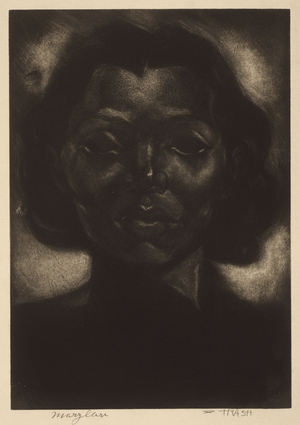 Mary Lou (or Marylou) c.1939-40 (mezzotint over etching)