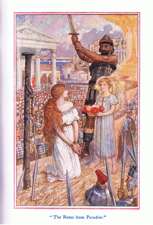 The Roses from Paradise, 1912 (colour litho)