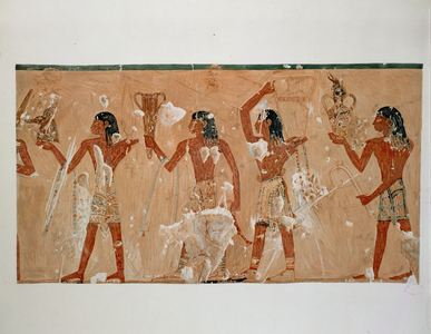 Four Cretan tribute-bearers …