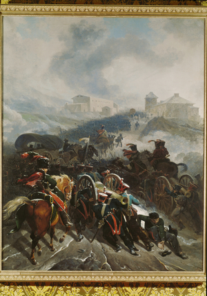 The French army crosses the Sierra Guadarrama in December 1808 …