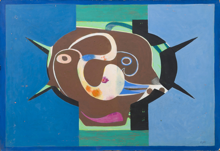 Man of War, 1973 (acrylic on canvas)