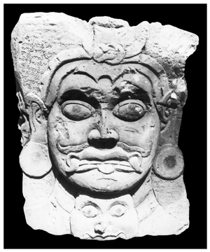 Maldives: Six-faced coral stone stele found at Ameeru Ahmad Magu, Henveiru Ward, Male Island, c. 9th century CE