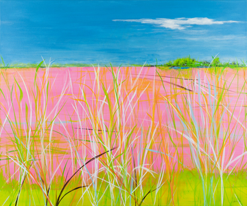 Pink Rhapsody, 2022 (acrylic on canvas)