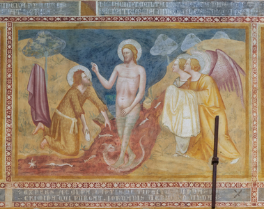 The Baptism of Christ, central nave (fresco)