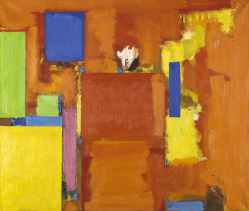 The Golden Wall, 1961 (oil on canvas)