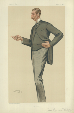 The Hon Bernard Edward Barnaby Fitzpatrick (colour litho)
