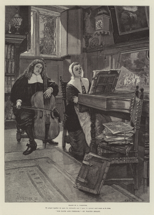 For Faith and Freedom, by Walter Besant (engraving)
