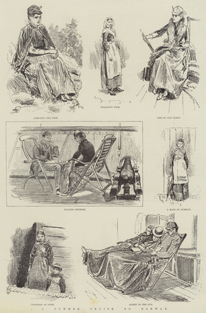 A Summer Cruise to Norway (engraving)