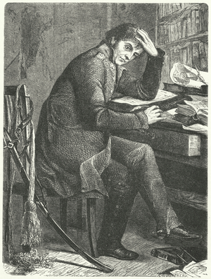 Gerhard von Scharnhorst, German general and reformer of the Prussian army (engraving)