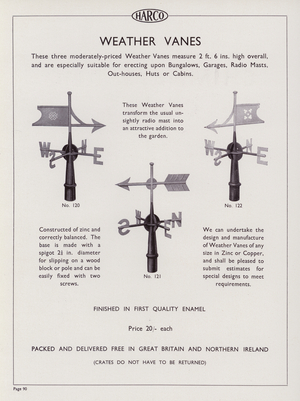 Page from Harco Products catalogue, 1934 (b/w photo)