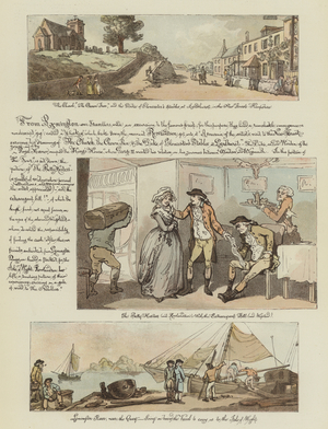 Rowlandson's Tour in a Post Chaise, 1782 (chromolitho)