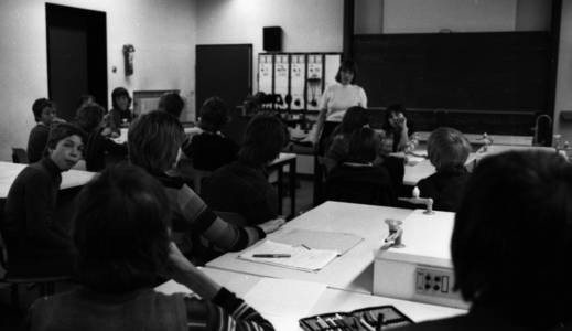 DEU, Germany, Muelheim Ruhr: Operation and teaching at a comprehensive …, 1976 (photo)