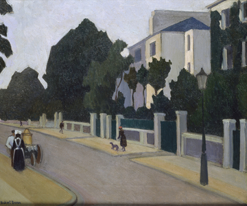 Queen's Grove, St John's Wood, 1918 (oil on canvas)