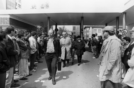 Strike Plamag 04 05 1993, Plauen, politics, industrial action, strike …, 1993 (photo)
