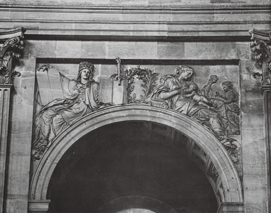 Eglise Du Val-De-Grace, Arcature D'Une Chapelle, Sculpteur, Michel Anguier (b/w photo)