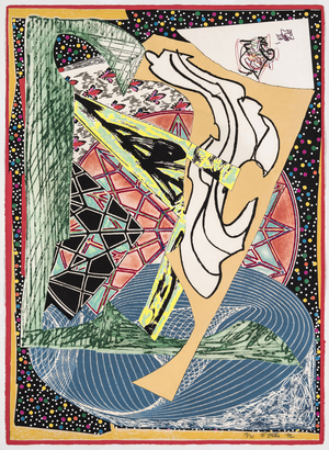 Jonah Historically Regarded (Dome), 1992 (hand coloured etching, aquatint, relief, engraving, screenprint & stencil on pa)