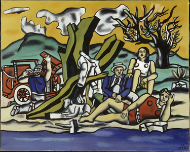 The countryside Party (second state), 1953 (oil on canvas)