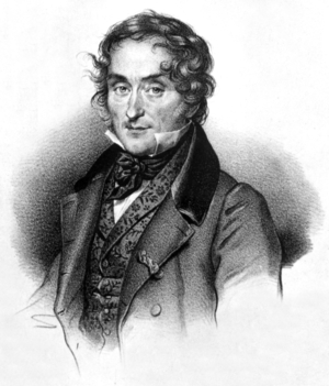 Charles NODIER, 19th century (engraving)