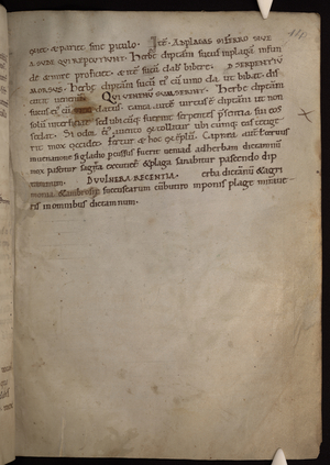 Herbarium. Ex herbis femininis. Liber medicinae ex animalibus, 1090-1100 (illustrated manuscript)