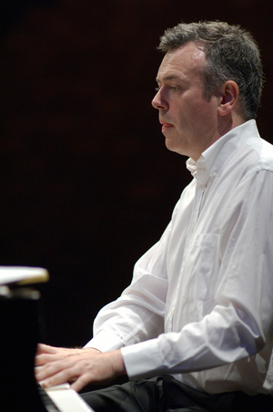 Malcolm Martineau - Scottish pianist at Snape Maltings, at rehearsal for the Aldeburgh Festival, Suffolk, UK, June 2007