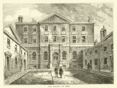 The Albany, in 1800 (engraving)