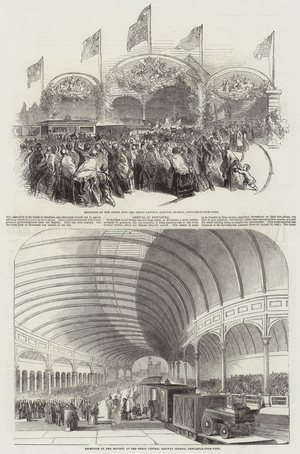 Arrival at Newcastle (engraving)