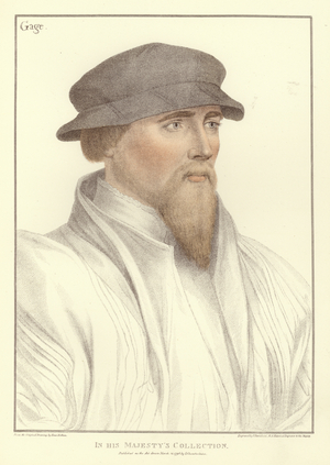 Sir John Gage (aquatint)