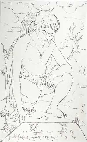 For the Foscolo, 1960 (oil on paper)