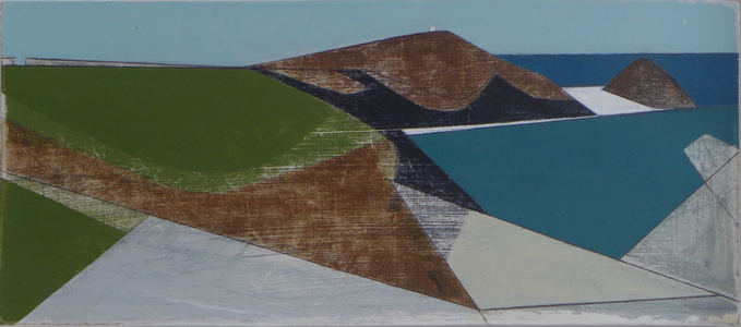 Headland 7, 2015 (acrylic on board)
