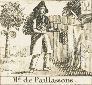 Doormat merchant, 1823 (engraving)