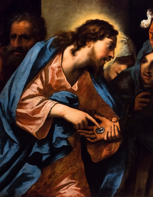 The payment of tribute, ca. 1650/60 (Oil on canvas)