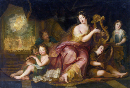 Portrait of Francoise d'Aubigne, Marquise de Maintenon, 1684 (oil on canvas)