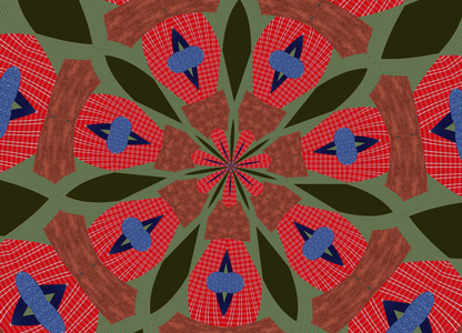 Ornament #41, 2019 (mixed media)