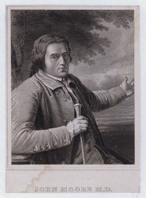 John Moore, Scottish physician (engraving)