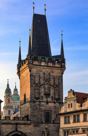 The tower of Mala Strana, Prague, 2022 (photo)