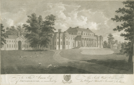 Shugborough Hall: engraving, nd [c 1800] (print)