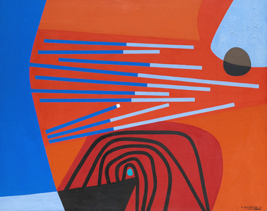 Dissonances number 1, 1955 (oil on canvas)