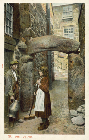 St Ives, Old Arch (colour photo)