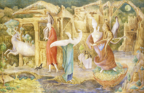 Tuesday, 1946 (oil on prepared board)