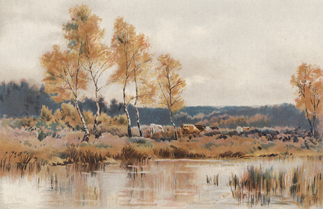 After October's Biting Frosts (chromolitho)