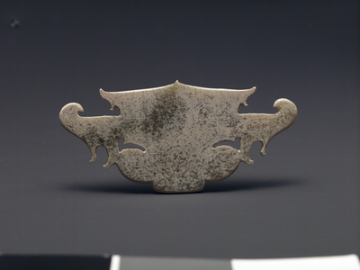 Mask, c.2000-1600 B.C. (nephrite)