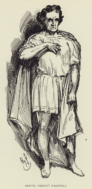 Samuel Phelps's Farewell (litho)