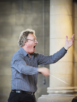 Howard Goodall, composer,  conducting