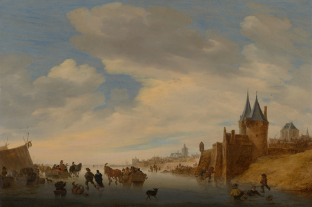 Winter Landscape at Arnhem, 1653 (oil on panel)